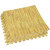 Home Aesthetics Light Wood Grain Interlocking EVA Foam Floor Mats (100 Sq. Ft. - 25 pcs) (CL_HOM804909) - Alt Image 2